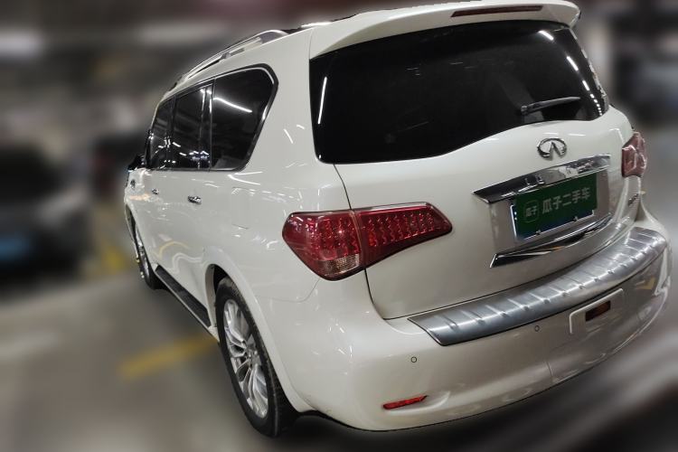 Used Infiniti QX80 2016 5.6L 4WD Rear Left 45 Deg
