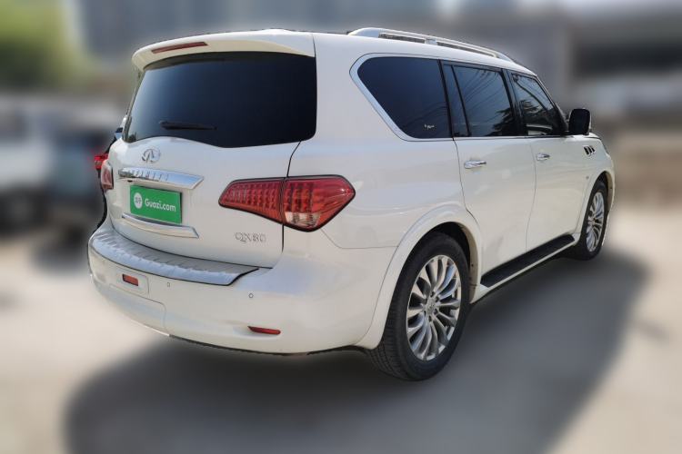 Used Infiniti QX80 2016 5.6L 4WD Rear Right 45 Deg