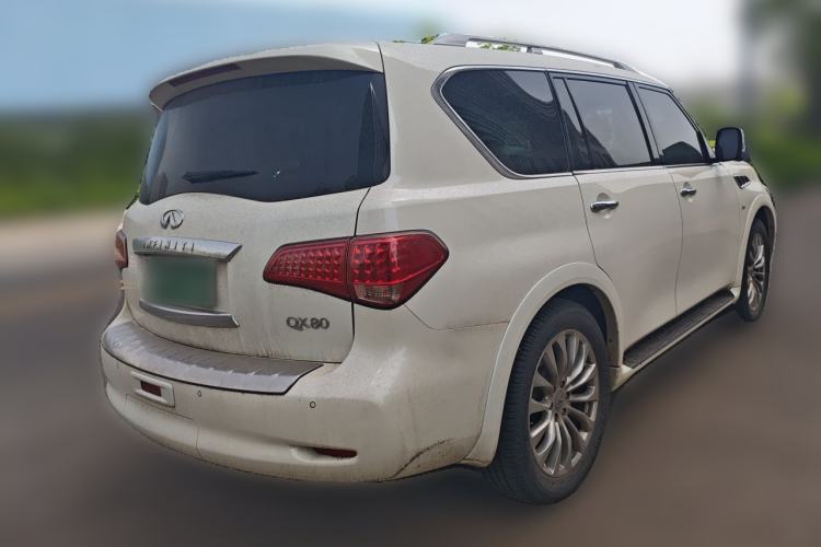 Used Infiniti QX80 2016 5.6L 4WD Rear Right 45 Deg