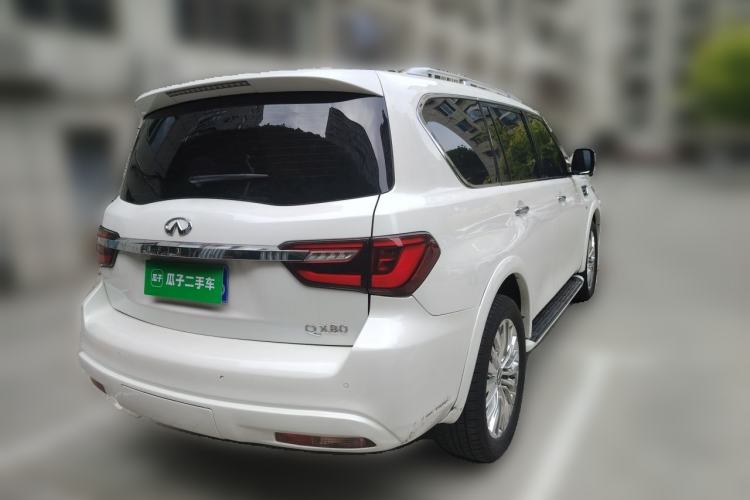 Used Infiniti QX80 2016 5.6L 4WD Rear Right 45 Deg
