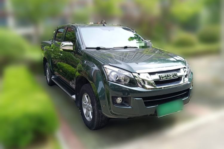 Used Isuzu D-MAX 2018 3.0T Four-Wheel Drive Automatic Ultra-Luxury Version 4JJ1-TC HI Front Right 45 Deg
