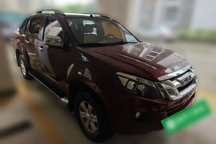 Used Isuzu D-MAX 2018 3.0T Four-Wheel Drive Automatic Ultra-Luxury Version 4JJ1-TC HI Front Right 45 Deg