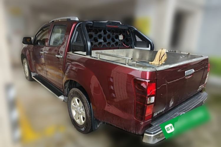 Used Isuzu D-MAX 2018 3.0T Four-Wheel Drive Automatic Ultra-Luxury Version 4JJ1-TC HI Rear Left 45 Deg
