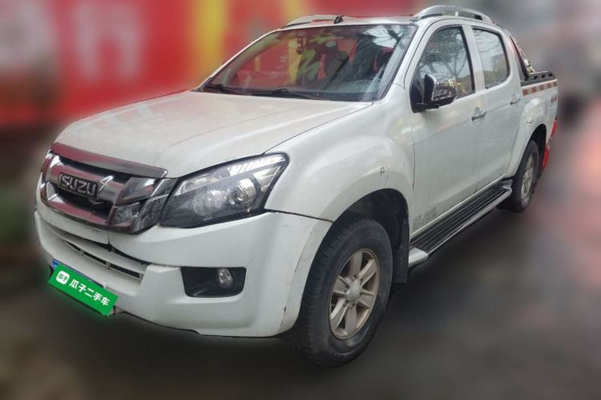 Used Isuzu D-MAX 2018 3.0T Four-Wheel Drive Automatic Ultra-Luxury Version 4JJ1-TC HI Front Left 45 Deg