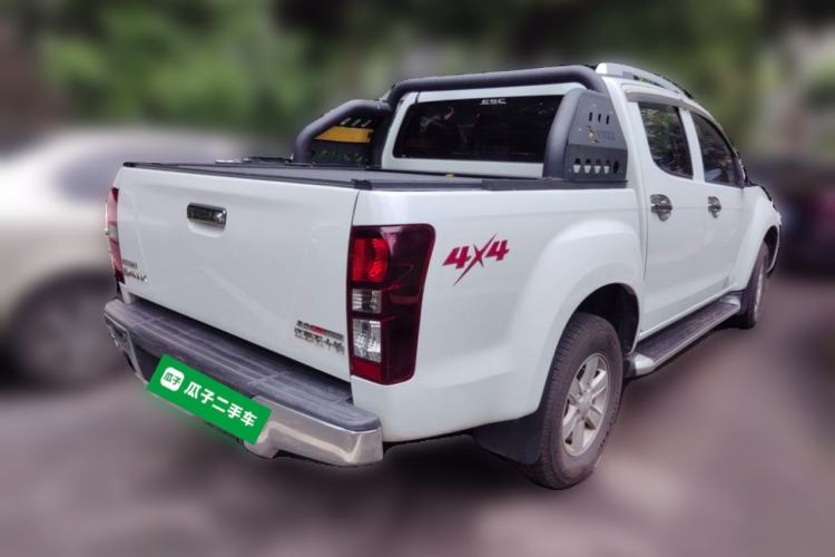 Used Isuzu D-MAX 2018 3.0T Four-Wheel Drive Automatic Ultra-Luxury Version 4JJ1-TC HI Rear Right 45 Deg