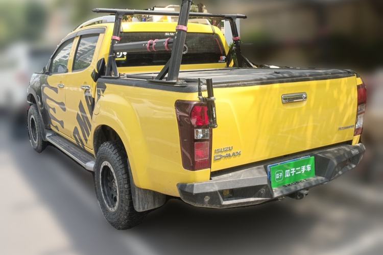 Used Isuzu D-MAX 2019 3.0T Four-Wheel Drive Automatic Ultra-Luxury Version 4JJ1-TC HI Rear Left 45 Deg