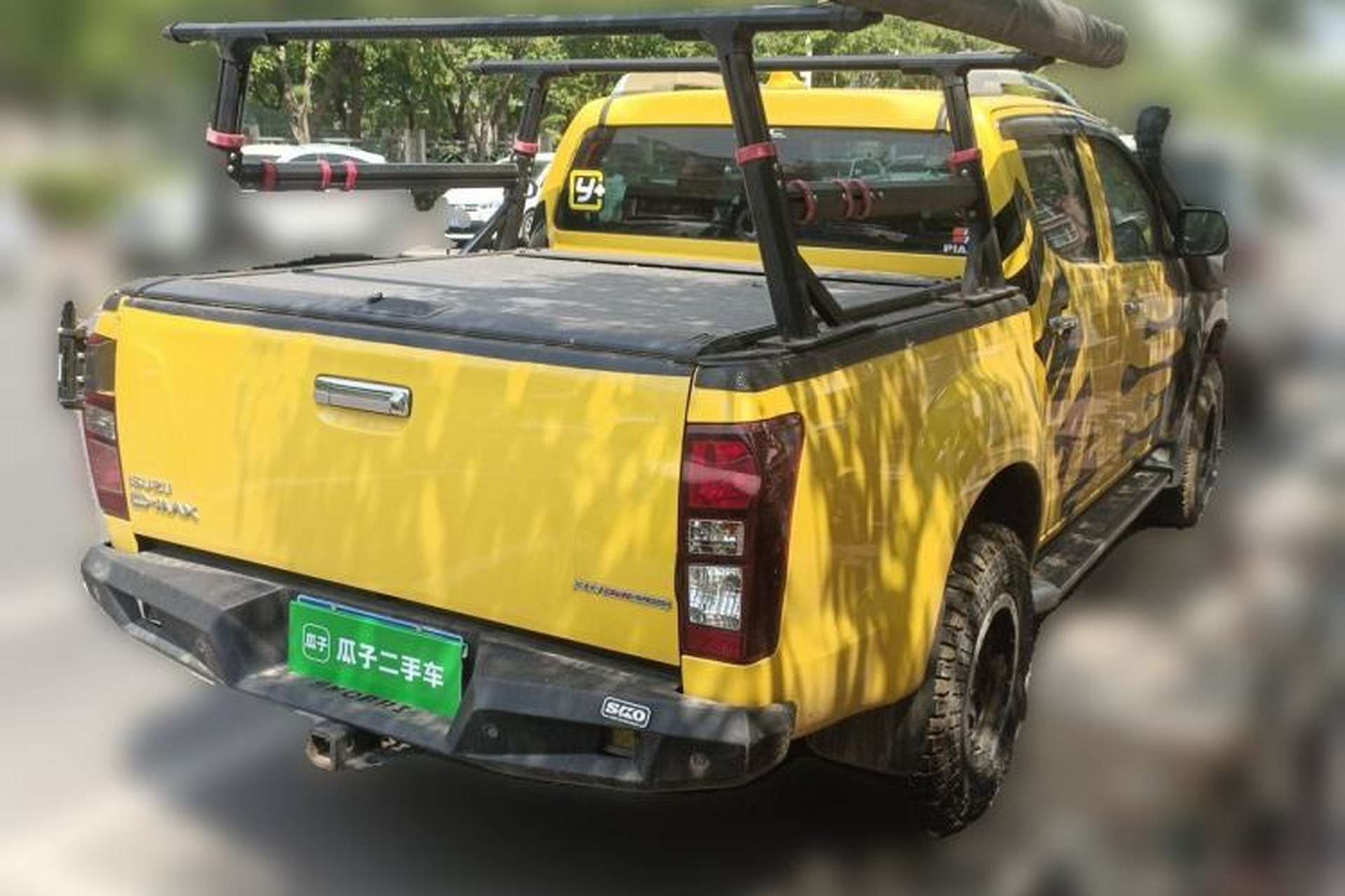 Used Isuzu D-MAX 2019 3.0T Four-Wheel Drive Automatic Ultra-Luxury Version 4JJ1-TC HI Rear Right 45 Deg