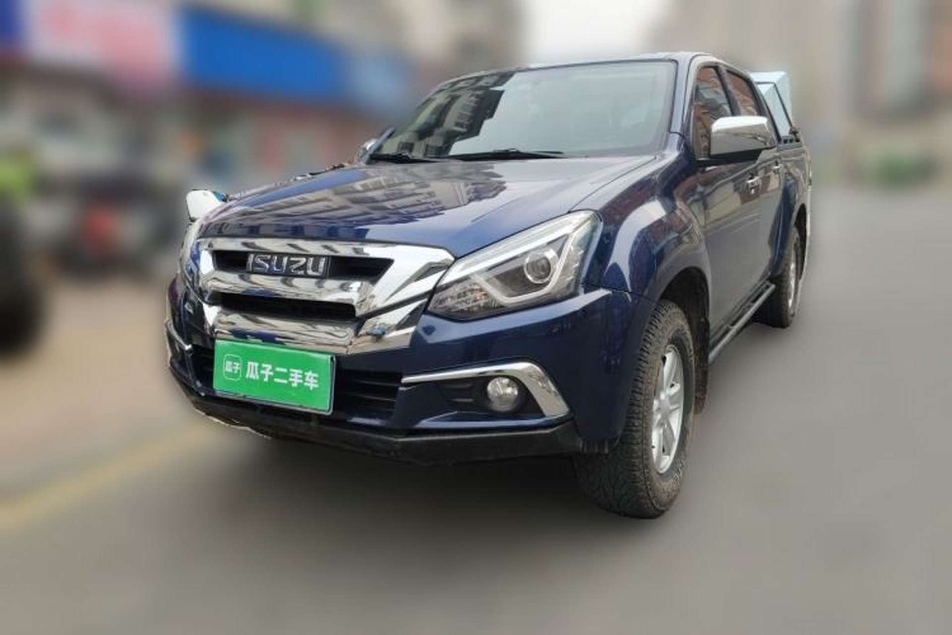 Used Isuzu D-MAX 2019 3.0T Four-Wheel Drive Automatic Elite Version 4JJ1-TC HI Front Left 45 Deg