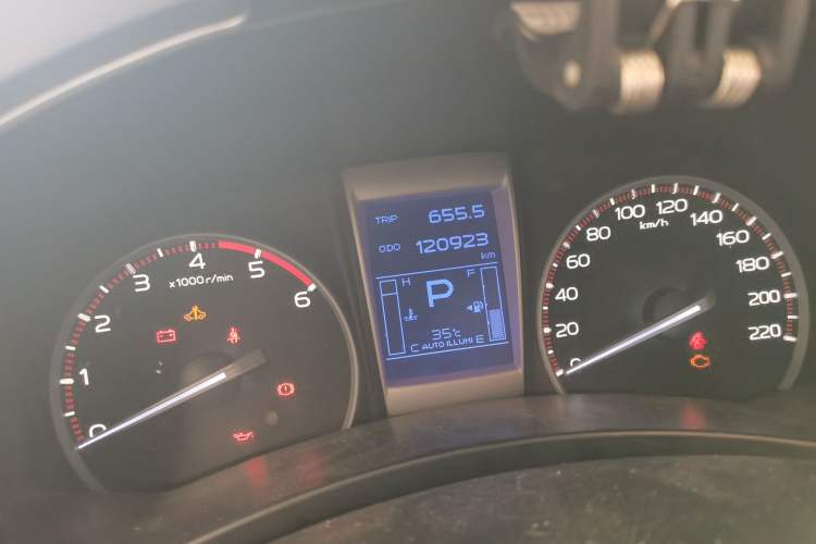 Used Isuzu D-MAX 2019 3.0T Two-Wheel Drive Automatic Elite Version 4JJ1-TC HI Odometer Close Up