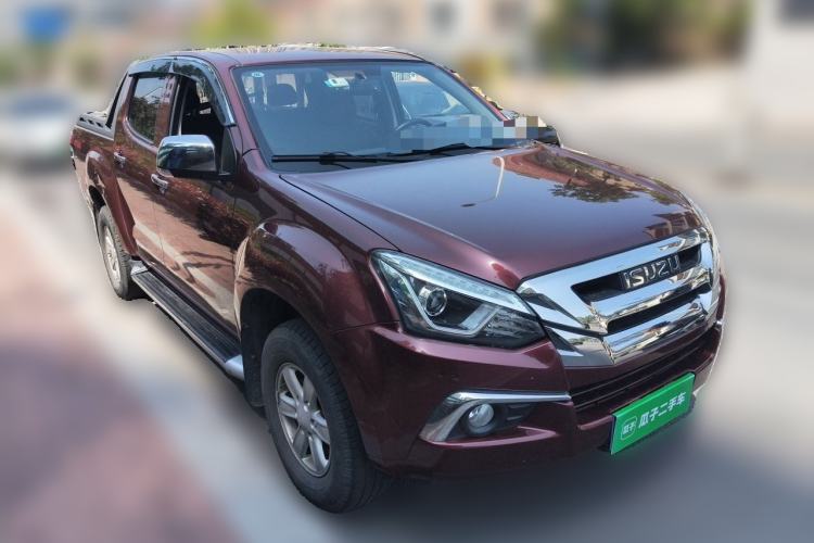 Used Isuzu D-MAX 2019 3.0T Four-Wheel Drive Automatic Elite Version 4JJ1-TC HI Front Right 45 Deg