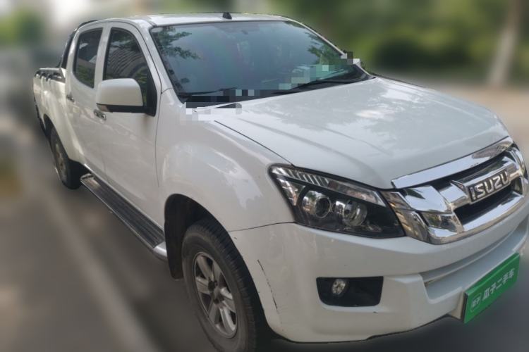 Used Isuzu D-MAX 2019 2.5T Two-Wheel Drive Manual Navigation Edition China VI Standard Extended Version JE4D25Q6A Front Right 45 Deg