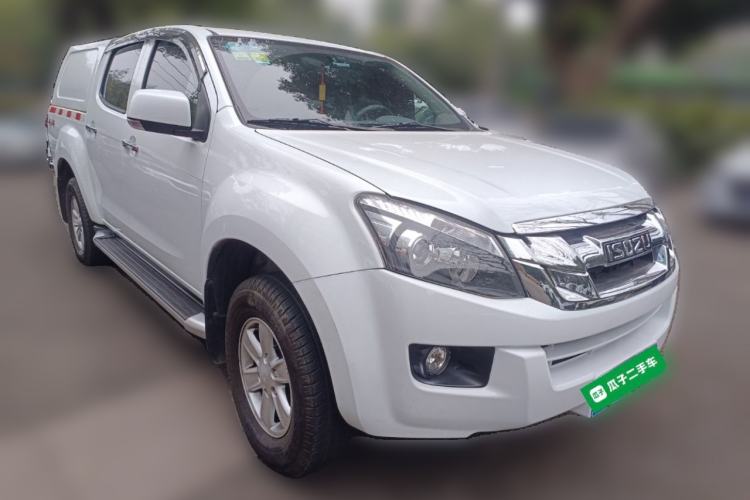 Used Isuzu D-MAX 2019 2.5T Four-Wheel Drive Automatic Luxury Version JE4D25Q5A Front Right 45 Deg