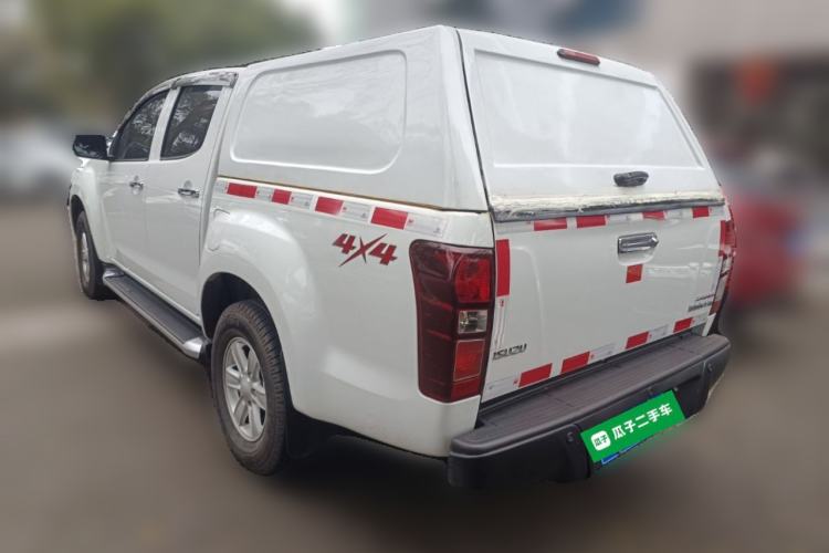 Used Isuzu D-MAX 2019 2.5T Four-Wheel Drive Automatic Luxury Version JE4D25Q5A Rear Left 45 Deg