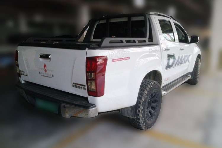 Used Isuzu D-MAX 2019 3.0T Four-Wheel Drive Automatic Ultra-Luxury Version 4JJ1-TC HI Rear Right 45 Deg