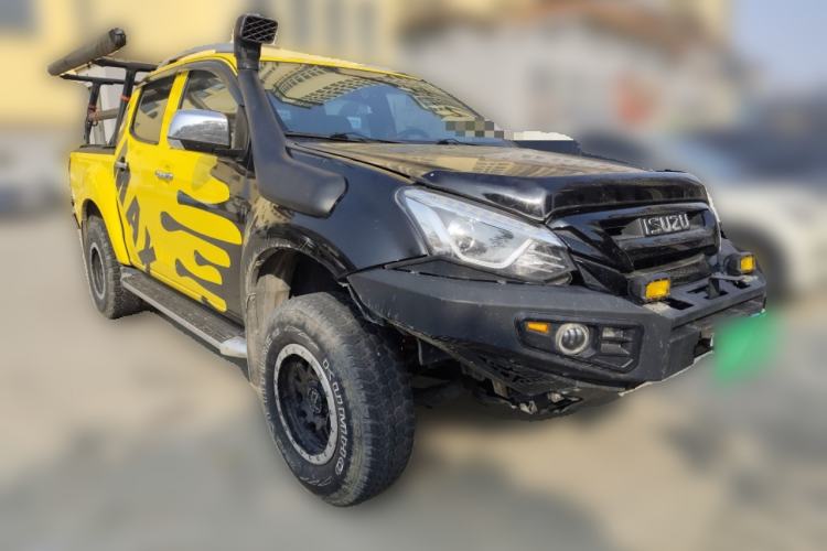 Used Isuzu D-MAX 2019 3.0T Four-Wheel Drive Automatic Ultra-Luxury Version 4JJ1-TC HI Front Right 45 Deg