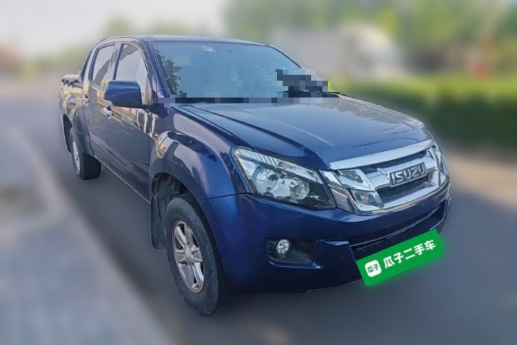 Used Isuzu D-MAX 2020 2.5T 4x4 Automatic Flagship Edition China VI Standard Extended Version JE4D25Q6A Front Right 45 Deg