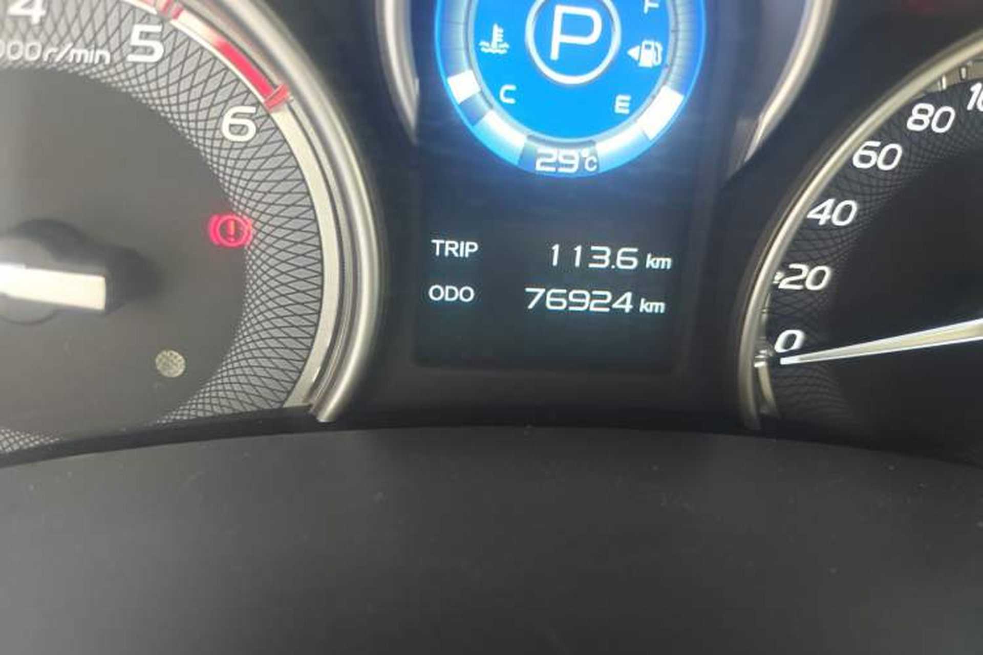Used Isuzu D-MAX 2020 1.9T Automatic 4x4 Diesel Global HuanDong Luxury RZ4E Odometer Close Up
