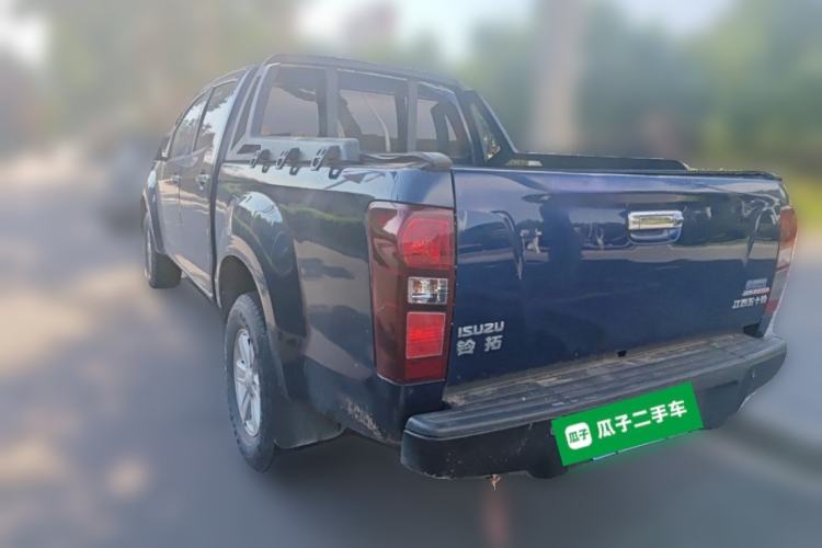 Used Isuzu D-MAX 2020 2.5T 4x4 Automatic Flagship Edition China VI Standard Extended Version JE4D25Q6A Rear Left 45 Deg