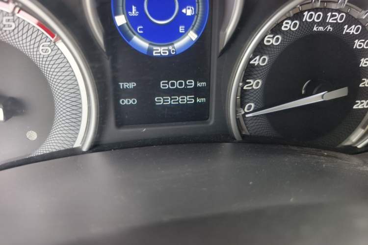 Used Isuzu D-MAX 2020 1.9T 4x4 Manual Comfort Version China VI Standard RZ4E Hi-Power Odometer Close Up