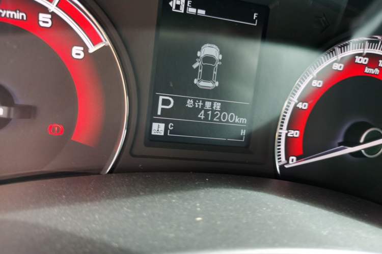 Used Isuzu D-MAX 2020 2.5T 4x4 Automatic Navigation Version China VI Standard Extended Length JE4D25Q6A Odometer Close Up