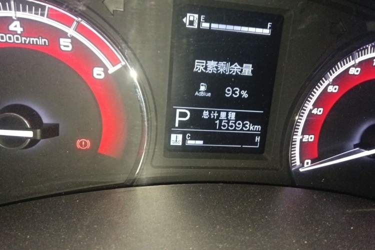 Used Isuzu D-MAX 2020 2.5T 4x4 Automatic Flagship Edition China VI JE4D25Q6A Odometer Close Up