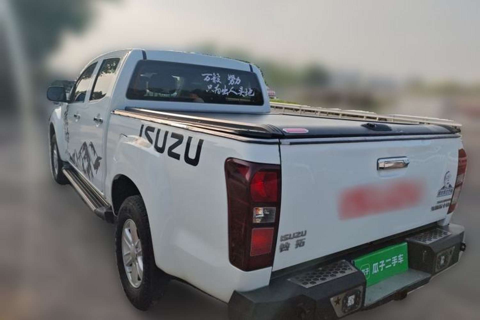 Used Isuzu D-MAX 2020 2.5T Two-Wheel Drive Manual Flagship Version China VI Emission Standard Extended Length JE4D25Q6A Rear Left 45 Deg