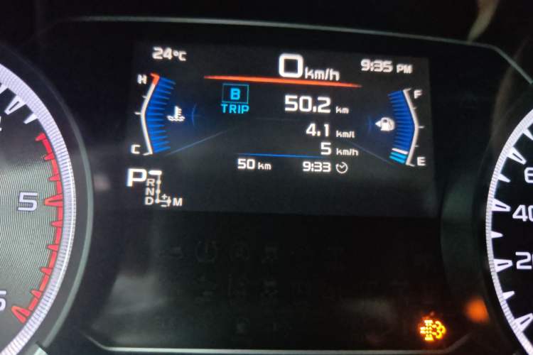 Used Isuzu D-MAX 2021 1.9T Automatic 4x4 Diesel Global Changle Leading RZ4E Odometer Close Up