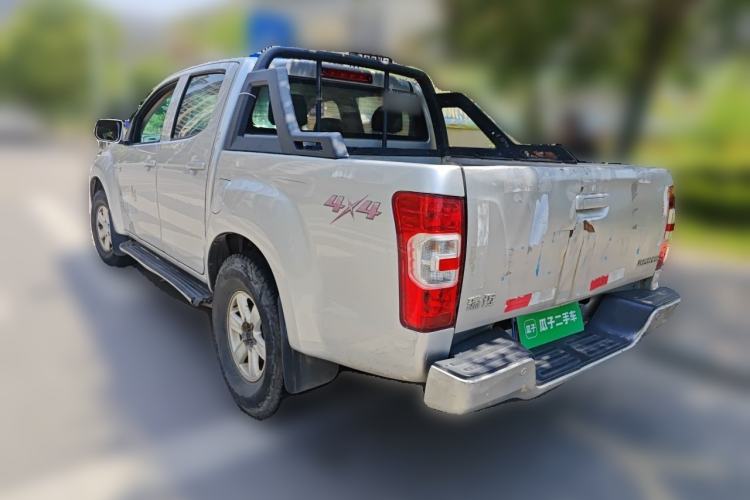 Used Isuzu JLM 2018 2.5T Four-Wheel Drive Diesel Luxury Version with Extended Cargo Bed JE4D25Q5A Rear Left 45 Deg