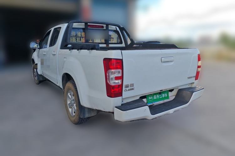 Used Isuzu JLM 2018 2.8T Classic Edition Two-Wheel Drive Luxury Version with Extended Cargo Bed JE493ZLQ5F Rear Left 45 Deg