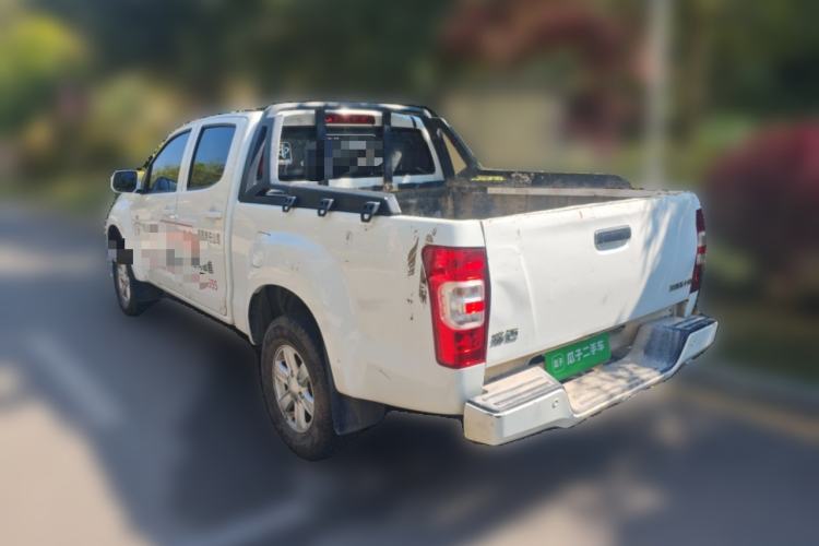 Used Isuzu JLM 2018 2.8T Classic Edition Two-Wheel Drive Luxury Version with Extended Cargo Bed JE493ZLQ5F Rear Left 45 Deg