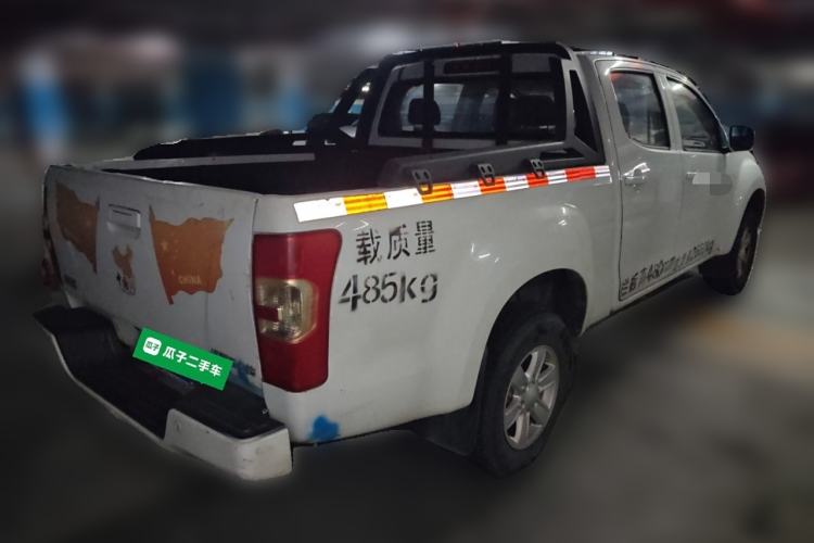 Used Isuzu JLM 2018 2.8T Classic Edition Two-Wheel Drive Luxury Version with Extended Cargo Bed JE493ZLQ5F Rear Right 45 Deg