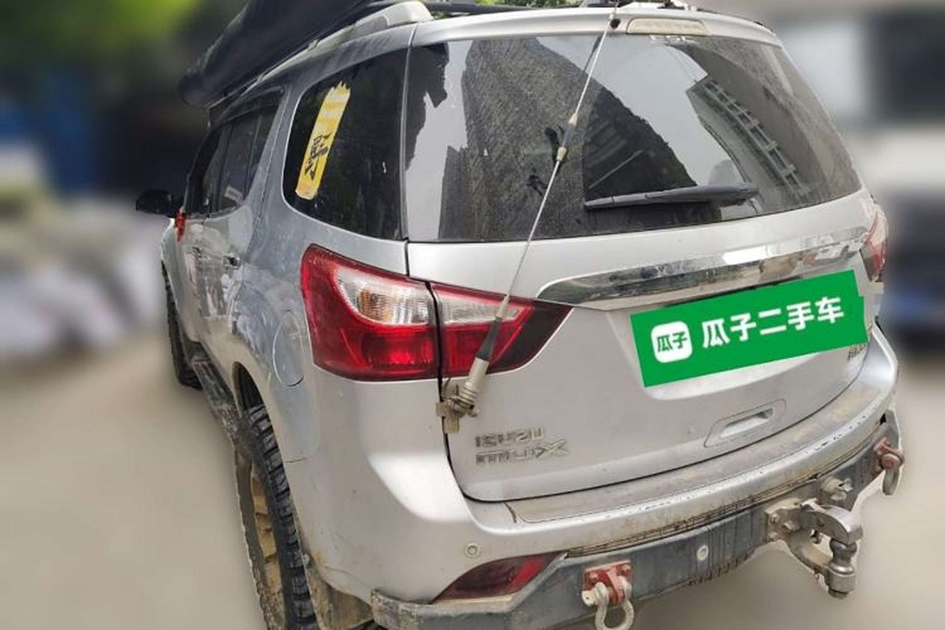 Used Isuzu mu-X 2017 3.0T Four-Wheel Drive Automatic Luxury 7-Seater China V Emission Standard Rear Left 45 Deg