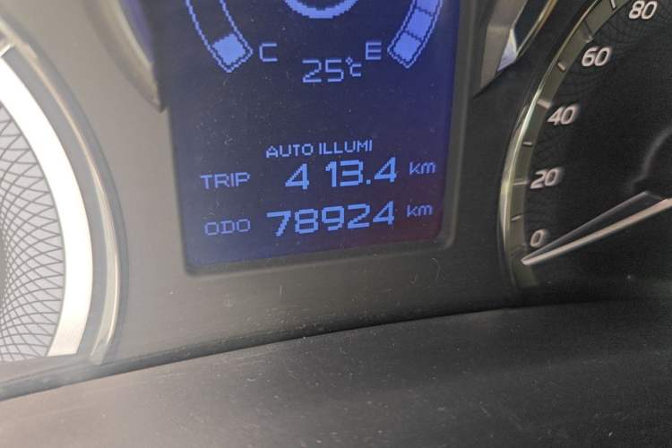 Used Isuzu mu-X 2018 1.9T Diesel Automatic 4x4 Jingyue Edition 5 Seats Odometer Close Up
