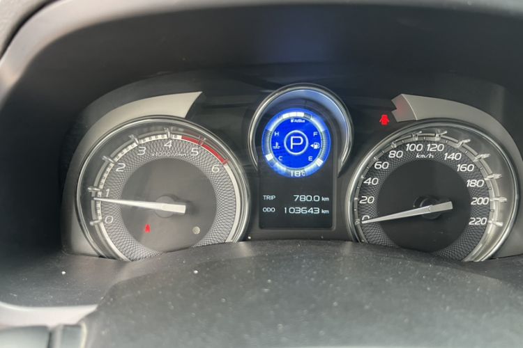 Used Isuzu mu-X 2020 1.9T Diesel Automatic 2WD Enjoyment Edition 5 Seats China VI Standard Odometer Close Up