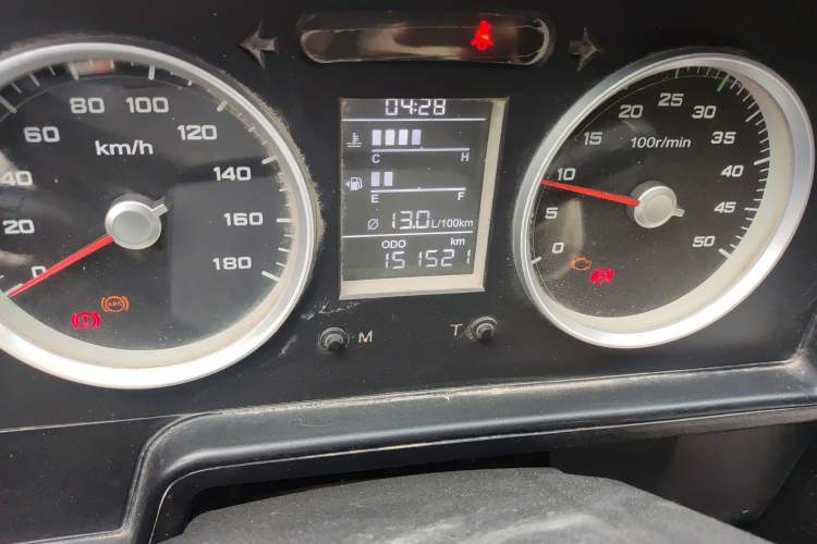 Used Iveco Daily 2017 2.8T V35 Box Truck 3 Seats 43S5 Odometer Close Up