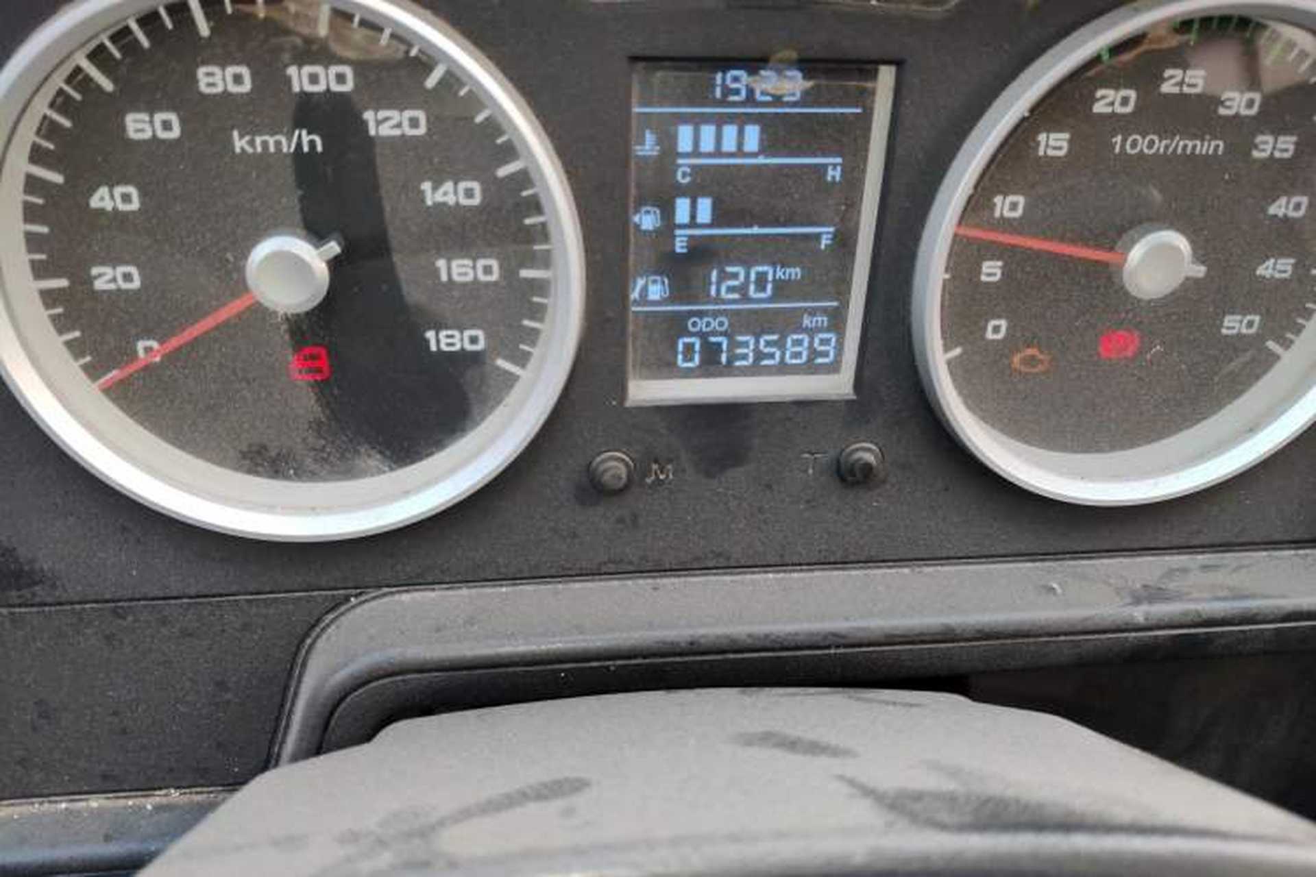 Used Iveco Daily  Odometer Close Up