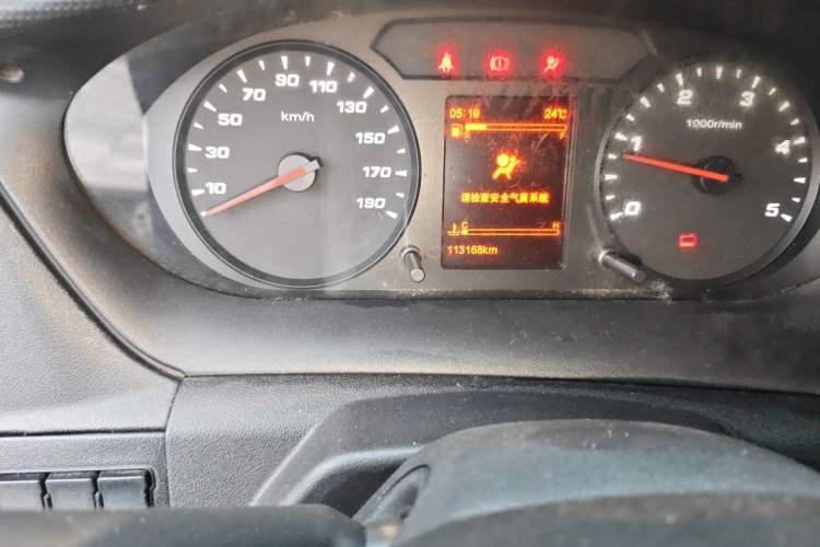 Used Iveco Eurocargo 2018 2.3T Long Wheelbase Short Overhang High-Roof Van F1A Odometer Close Up