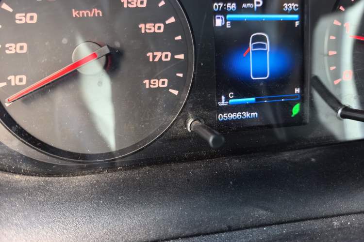 Used Iveco Eurocargo  Odometer Close Up