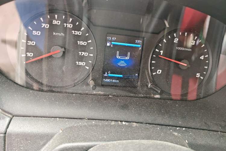 Used Iveco Eurocargo 2020 3.0T Manual Super Rui Short Wheelbase High-Roof F1C Odometer Close Up