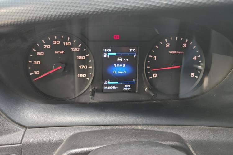 Used Iveco Eurocargo 2021 2.0T Manual Super-Rui Short Wheelbase Low-Roof Side-Hinged Door F1A Instrument Cluster