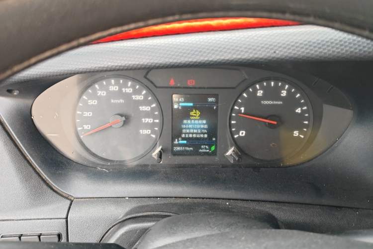 Used Iveco Eurocargo 2021 2.0T Manual - Yunrui Long Wheelbase Short Overhang High Roof Side-Sliding Door F1A Instrument Cluster