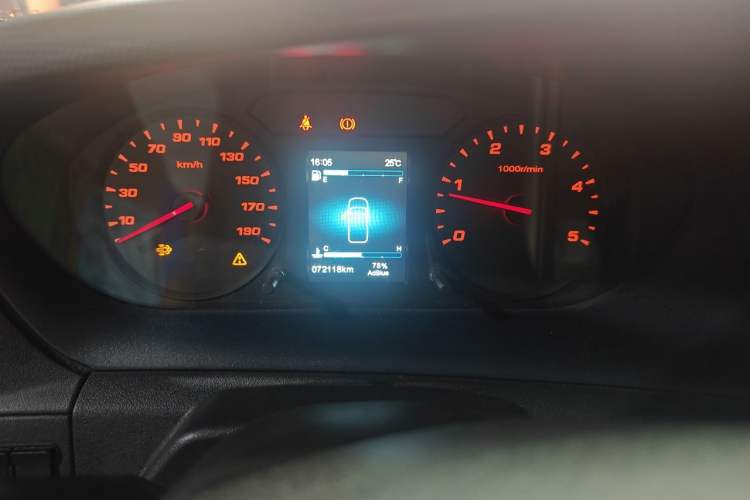 Used Iveco Eurocargo 2021 2.0T Manual Super Rui Long Wheelbase Short Overhang High Roof Side-Sliding Door F1A Instrument Cluster