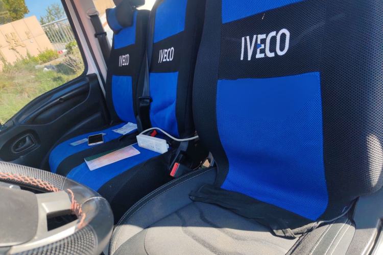 Used Iveco Eurocargo 2021 3.0T Automatic Chao Rui Short Wheelbase Low-Roof Side-Sliding Door F1C Left Front Seat