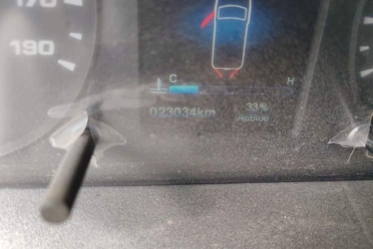 Used Iveco Eurocargo 2021 2.0T Manual Super-Rui Short Wheelbase Low-Roof Side-Hinged Door F1A Odometer Close Up