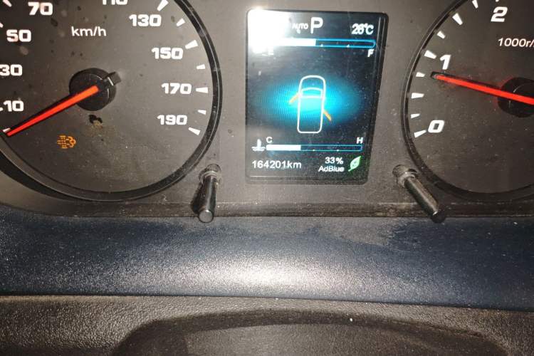 Used Iveco Eurocargo  Odometer Close Up