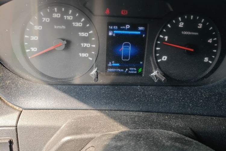 Used Iveco Eurocargo  Odometer Close Up