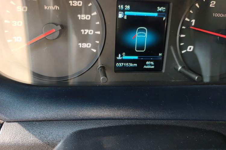 Used Iveco Eurocargo  Odometer Close Up