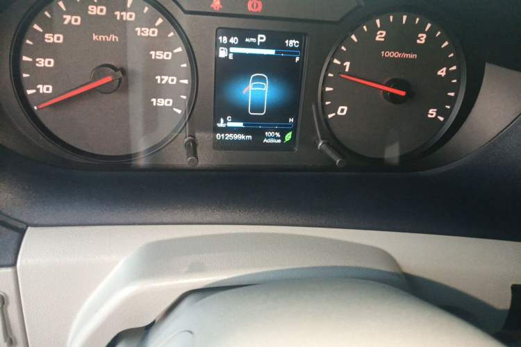 Used Iveco Eurocargo  Odometer Close Up