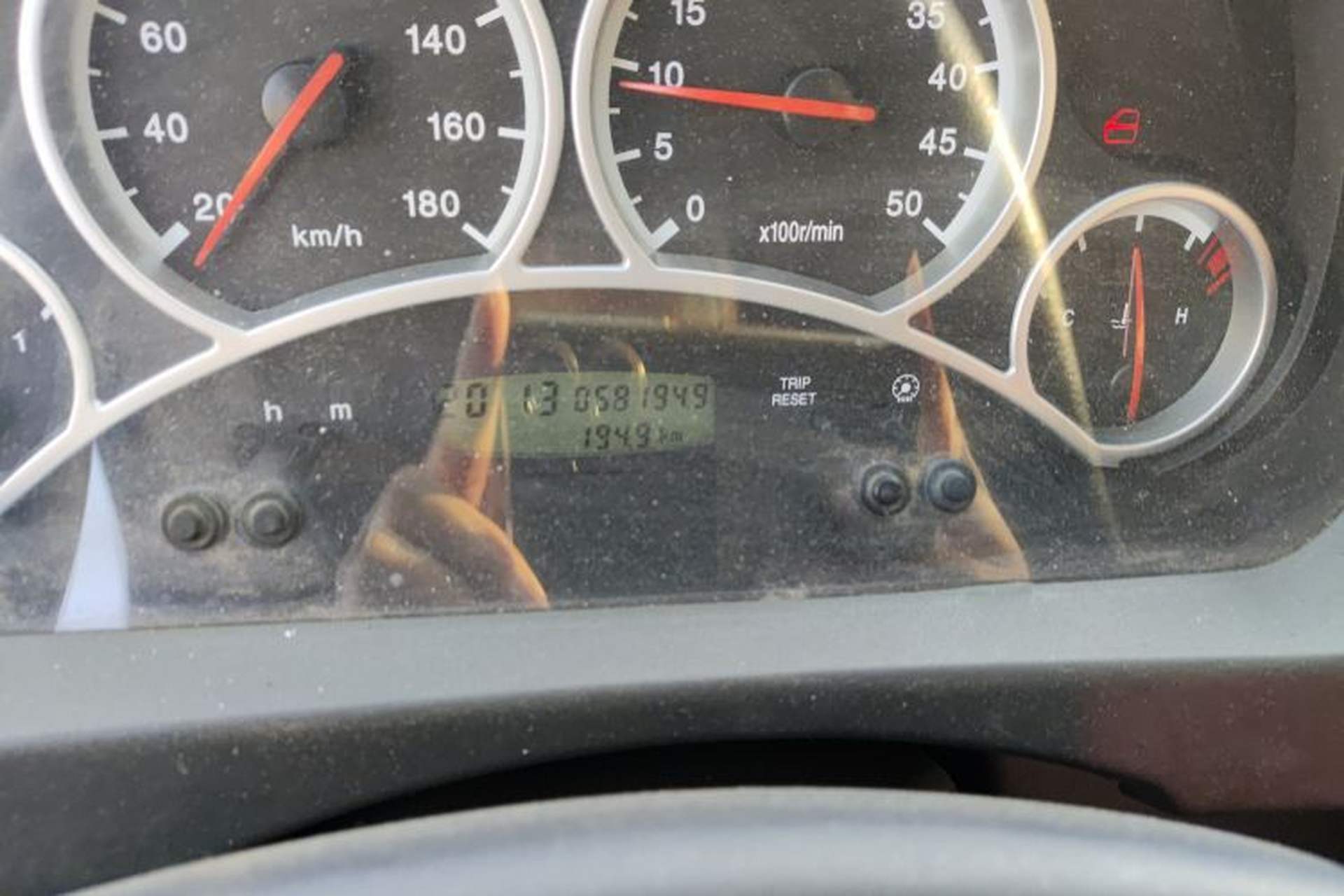Used Iveco Power Daily 2012 2.5T-A32 Base Version Odometer Close Up