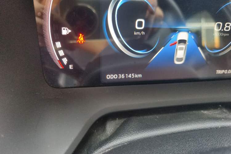 Used JAC A5 PLUS 2023 1.5T Automatic Prestige Model Odometer Close Up